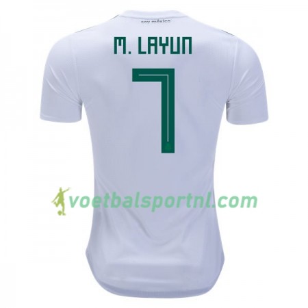 Mexico M.Layun 7 Uit Shirt WK voetbal 2018